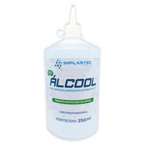 Álcool Isopropilíco 250ml Para Limpeza Componente Eletrônico Implastec com Bico Dosador