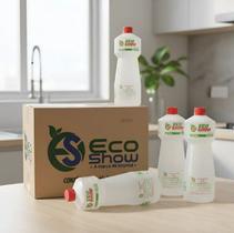 Álcool Líquido 46 INPM EcoShow 1 litro Caixa 12 unidades