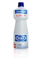 Álcool líquido 70% Asseptgel Start 500ml