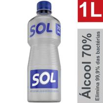 Alcool liquido 70 INPM 1 Litro - SOL
