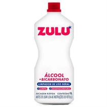 Álcool líquido com bicarbonato zulu 1l