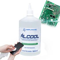 Alcool Para Limpeza De Eletronicos Pci 500Ml Implastec 99,8%