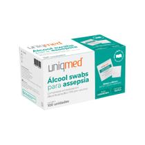 ÁLCOOL SWAB PARA ASSEPSIA 70% 30MMX60MM 100UN UNIQMED Tamanho:30MMX60MM ÁLCOOL SWAB PARA ASSEPSIA 70% 30MMX60MM 100UN UNIQMED Tamanho:30MMX60MM