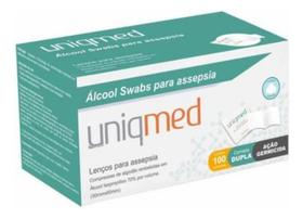 Álcool Swab Uniqmed - 100 Unidades Álcool Swab Uniqmed - 100 Unidades