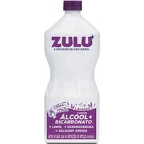 álcool Zulu Lavanda com Bicarbonato 1L Caixa com 12 álcool Zulu Lavanda com Bicarbonato 1L Caixa com 12