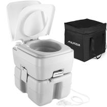 Alcour de banheiro portátil compacto para interior e exterior 6L com bolsa Alcour de banheiro portátil compacto para interior e exterior 6L com bolsa