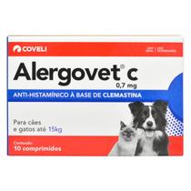 Alergovet c 0,7mg 10 comprimidos