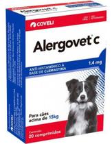 Alergovet C 1,4 Mg - 20 Comprimidos Original (com Nf) - COVELI