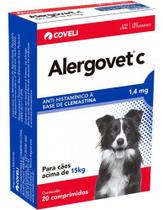 Alergovet C 1,4 Mg - 20 Comprimidos Original (com Nf)