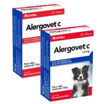 Alergovet C 1,4mg - caixa com 10 compr - Coveli