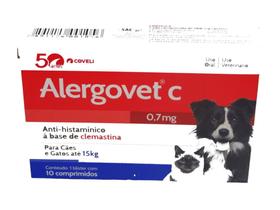 Alergovet Coveli 0,7mg com 10 Comprimidos Alergovet Coveli 0,7mg com 10 Comprimidos