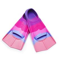 Aletas de natação Prsca Kids Short Blade para treinamento de natação Aletas de natação Prsca Kids Short Blade para treinamento de natação