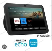 Alexa com tela Echo Show 8 3ª Geração Original 110 220v AmazonEcho dot PRETA Alexa com tela Echo Show 8 3ª Geração Original 110 220v AmazonEcho dot PRETA