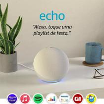 Alexa Echo 5 Geração Dot Melhor Som Echo Cor Branco