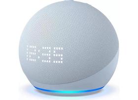 Alexa Echo Dot 5 geração com Relógio Smart speaker com Alexa Lançamento -AZUL - AMAZON