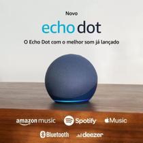 Alexa Echo Dot 5 Geração Novo Processador Som Premium Azul Alexa Echo Dot 5 Geração Novo Processador Som Premium Azul