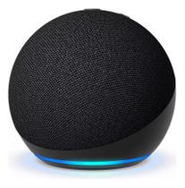 Alexa Echo Dot 5ª Geração Preta Controle Por Movimento E Voz