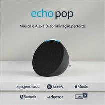 Alexa Echo Pop Alto-Falante Assistente Virtual Controle Por