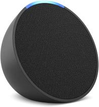 Alexa Echo Pop Amazon, com Alexa, Smart Speaker, Som Envolvente, Cor Preto