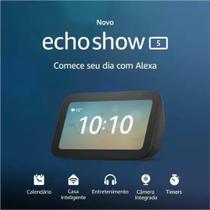 Alexa Echo Show 5 3ª Geração Smart Speaker - Tela de 5,5” com Alexa Preto