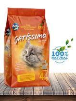 Alfa Pet Areia Higiênica Gatissimo Natural Premium - 4Kg
