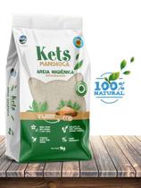 Alfa Pet Granulado Higiênica Kets Biodegradável Extrato de Mandioca - 1Kg