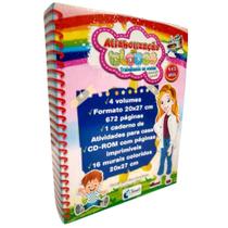 Alfabetização Em Blocos - Trabalhando As Vogais 4 E 5 Anos - EDITORA CLARANTO