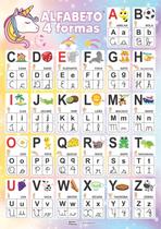 Alfabeto 4 Formas Infantil - Unicórnio - Home E Planner