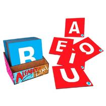 Alfabeto com lixa com 26 peças - simque - 620