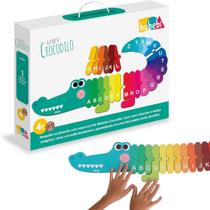 ALFABETO CROCODILO Brinquedo Educatico Pedagógico