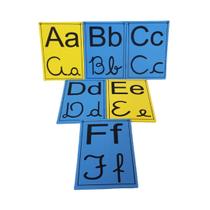 Alfabeto De Parede 4 Formas Letras De Forma E Cursiva Em Eva - Criativa Materiais Educativos