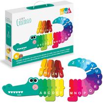 Alfabeto do crocodilo - madeira - educativo - 7024 - babebi