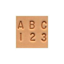 Alfabeto E Numeros Importado Tandy Leather Para Marcar Couro 1.4 - 0,64Cm 8137-00