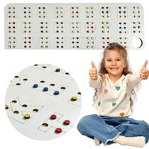 Alfabeto Educativo Braille Brinquedo Pedagogico Inclusivo - Tralalá