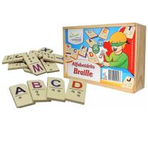 Alfabeto Em Braille Educativo Do A Ao Z Inclusão 26 Pças Mdf Alfabeto Em Braille Educativo Do A Ao Z Inclusão 26 Pças Mdf