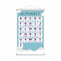 Alfabeto Em Inglês Banner Escolar Pedagógico Grande
