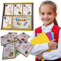 Alfabeto Em Libras Brinquedo Educativo Pedagógico - TRALALA