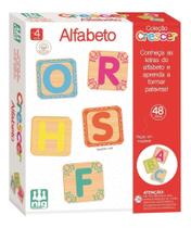Alfabeto Em Madeira - Coleção Crescer Pedagógico - Nig