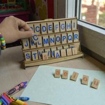 Alfabeto Móvel Degrau Educativo Criança 130 Pç Montessoriano