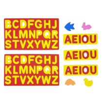 Alfabeto Móvel em EVA Material Pedagógico Brinquedo Educativo