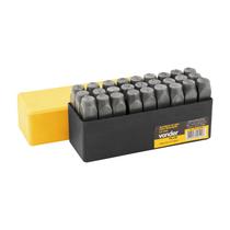 Alfabeto/punção de aço para gravação 8mm vonder plus Alfabeto/punção de aço para gravação 8mm vonder plus