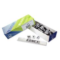 Alfabeto Radiológico de Chumbo com 130 Letras 3 x 6mm Konex Alfabeto Radiológico de Chumbo com 130 Letras 3 x 6mm Konex