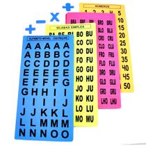 Alfabeto, Sílabas Simples, Sílaba Complexa E Números 375 Pç