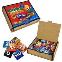 Alfabeto Silábico 165 Peças Educativo Pedagógico Aprender Brincando