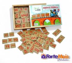 Alfabeto Silabico Com 160 Peças Em Mdf Madeira - EDITORA FUNDAMENTAL