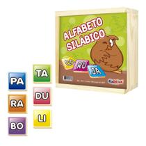 Alfabeto Silábico Educativo Mdf 165 Peças 1002 Ciabrink - Cia Brink