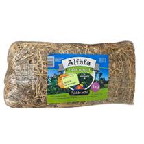 Alfafa Prensada 1kg P/ Roedores Pets Coelhos Hamsters 100% Natural Minerais Fibras