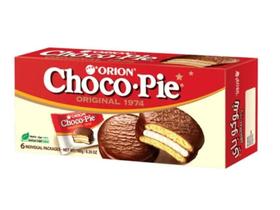 Alfajor Chocopie Tradicional Orion c/ 6un 180g - Importado Coréia