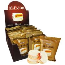 Alfajor Coberto com Chocolate Branco (14 Uni.) Borússia Chocolates