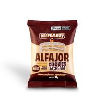 Alfajor com Recheio de Pasta de Amendoim Whey Protein Dr Peanut 35g Sabor Cookies